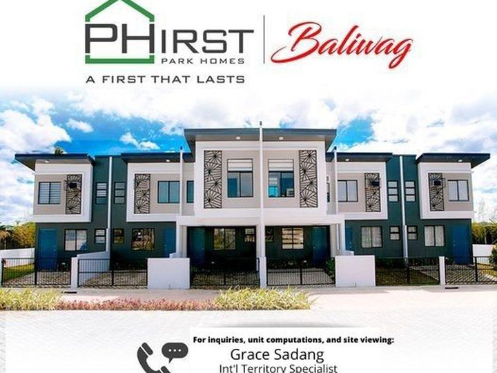 Near New Manila Int'l Airport | Fully-finished Townhouse in Baliwag