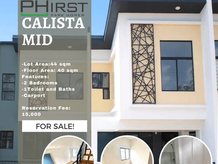 Calista Mid Phirst Park Homes in General Trias Cavite