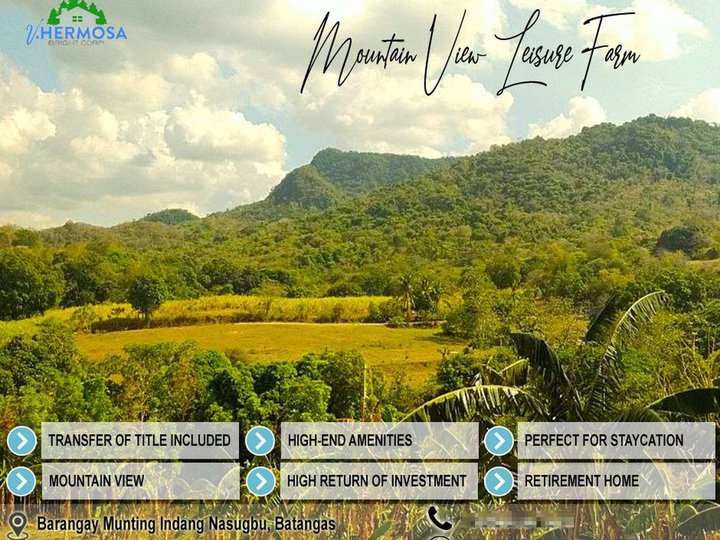 Residential and Commercial farm lot in Nasugbu Batangas