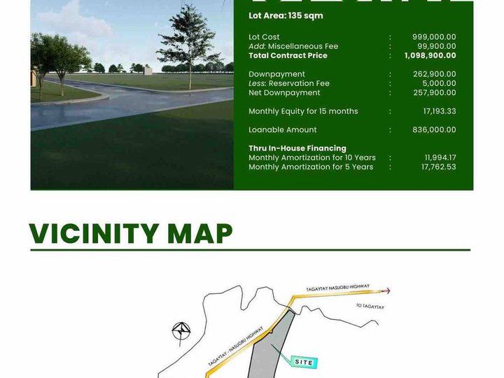 135 sqm Residential Lot For Sale in Tuy Batangas by RCD Royal Homes