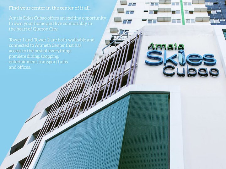 Pre-selling Studio Condo Unit For Sale in  Amaia Skies Cubao