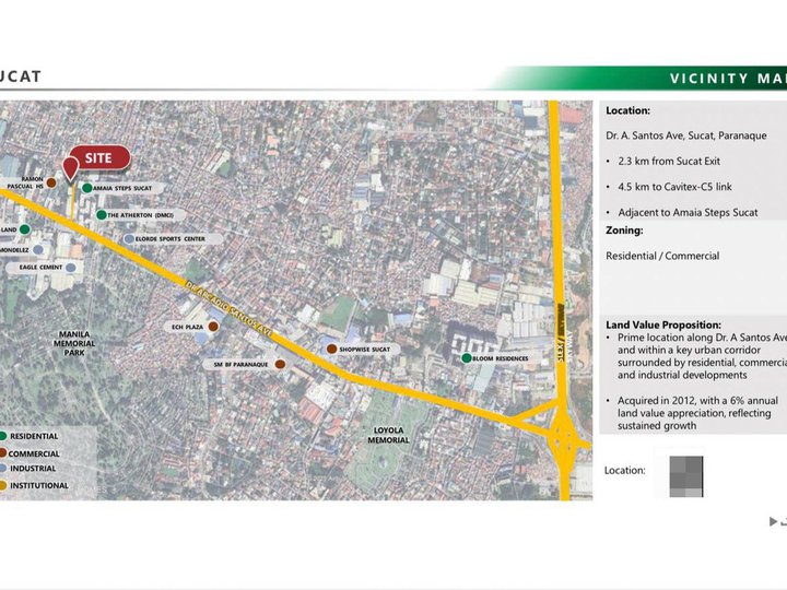 1,050 sqm Commercial Lot For Sale Ideal for Office Building/Warehouse in Sucat Paranaque