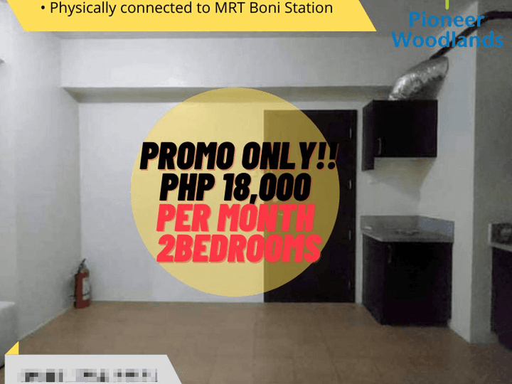 2Bedroom Condominium In Mandaluyong City For AsLowAs 18,000 per Month