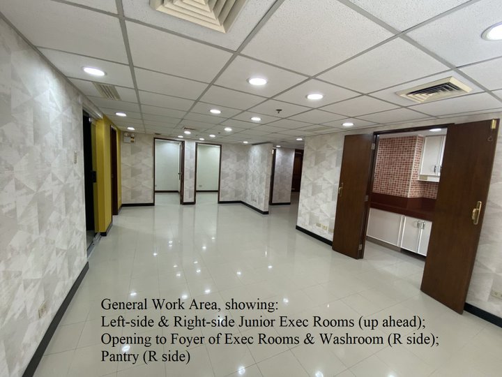 130 SQM OFFICE SPACE FOR LEASE IN LEGASPI VILLAGE, MAKATI CITY