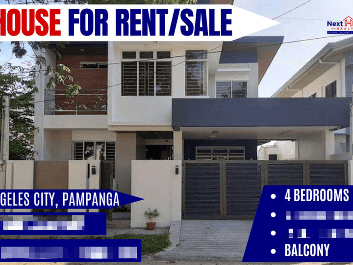 MODERN HOUSE FOR SALE OR RENT LOCATED IN ANGELES CITY, PAMPANGA