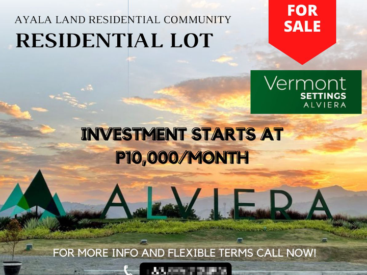 For Sale 150 sqm Residential lot in Alviera near Clark Airport Pampang