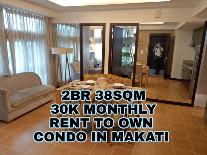2BR RENT TO OWN CONDO IN MAKATI LINKED TO MRT3 MAGALLANES