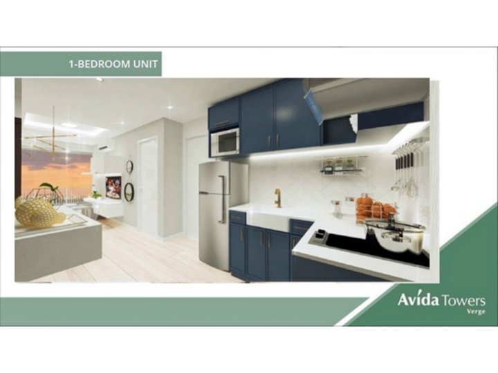 37.00 sqm 1-bedroom Condo For Pre-Selling in Avida Towers Verge-T2