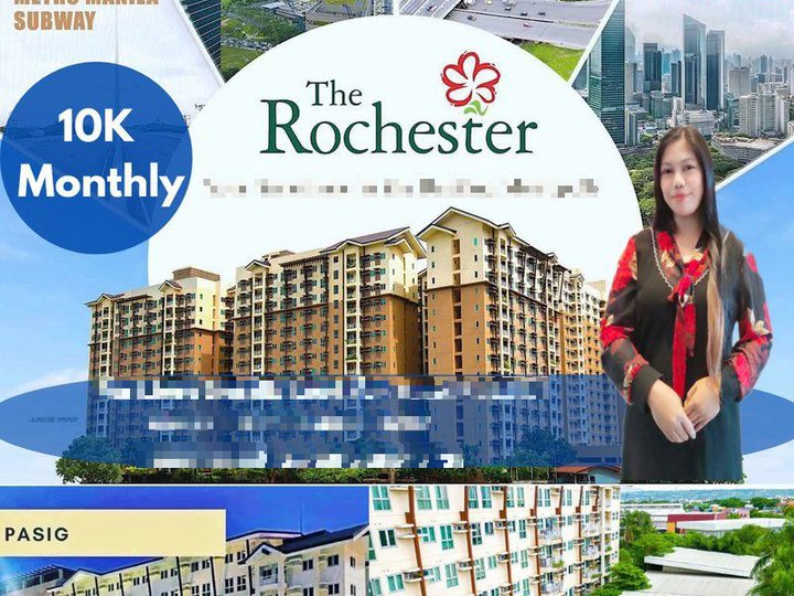 Pet Friendly Rent to own Condo 10k Monthly 250k Dp Rochester Pasig Makati Ortigas Robinsons Shaw BGC