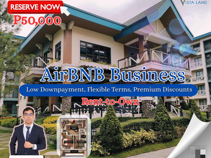 Rent-to-own 2-bedroom Condo in Tagaytay (Ready For Occupancy) w/ Discounted Price