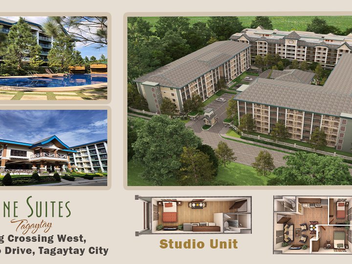 Studio Condo unit facing sunset for sale in Tagaytay City