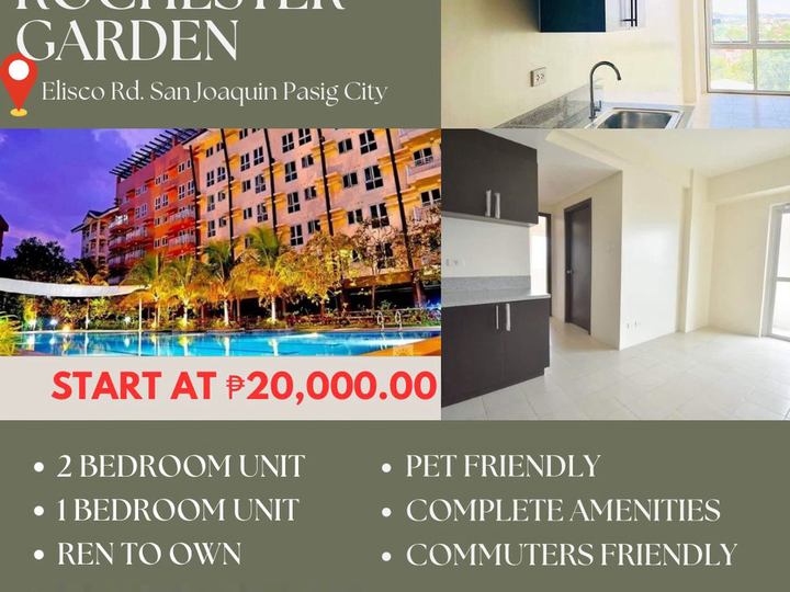 RENT TO OWN 1 BEDROOM| COMPLETE AMENITIES|NEAR BGC|PASAY|NAIA|C-5|ORTIGAS|PET FRIENDLY