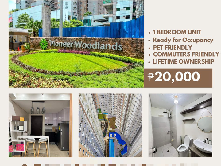 20K MONTHLY 1 BEDROOM READY FOR OCCUPANCY|PET FRIENDLY|NEAR ORTIGAS|MAKATI|BGC|MOA|AYALA