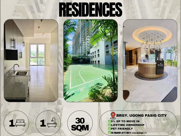 600K DOWNPAYMENT TO MOVE IN| 1 BEDROOM WITH BALCONY| NEAR BGC|ORTIGAS|TIENDESITAS