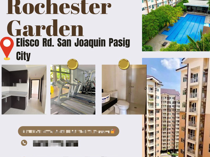 Ready For Occupancy Furnished 24.00 sqm 1-bedroom Residential Condo Rent-to-own in Pasig