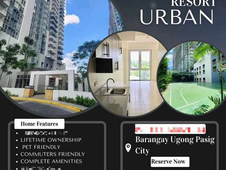 RESORT TYPE CONDOMINIUM|READY FOR OCCUPANCY|LIFETIME OWNERSHIP|NEAR ARCOVIA|BGC|ORTIGAS|