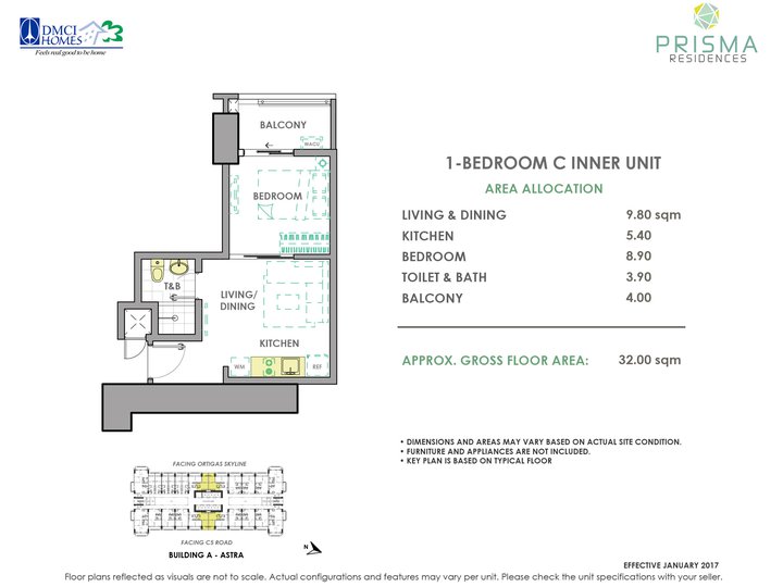 5% DP in 8 mos. PROMO Prisma Residences Condo in Pasig Blvd. corner C5