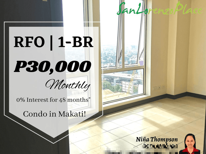 Condo RENT TO OWN in Makati 1-BR Higher Floor facing East
