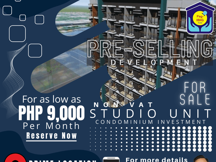 Pre-selling Condominium in Quezon City near ABS-CBN