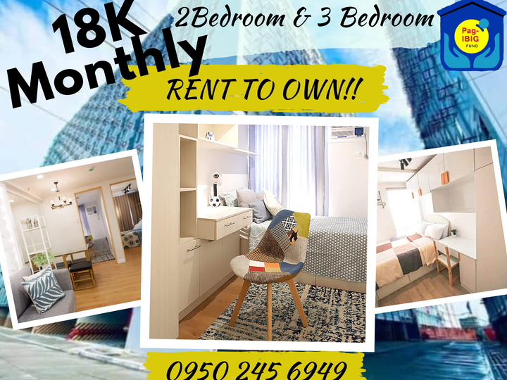 18k Monthly! 2 bedroom Condo in Ortigas Pasig City