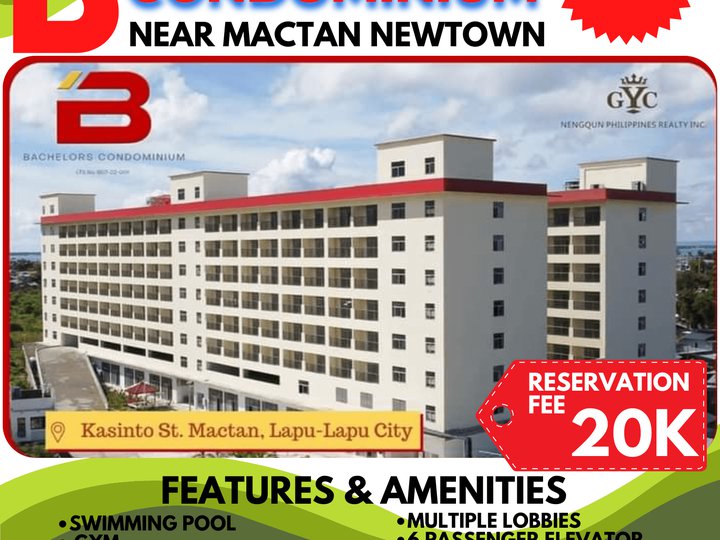 RENT TO OWN CONDO READY FOR OCCUPANCY NEAR MACTAN NEW TOWN