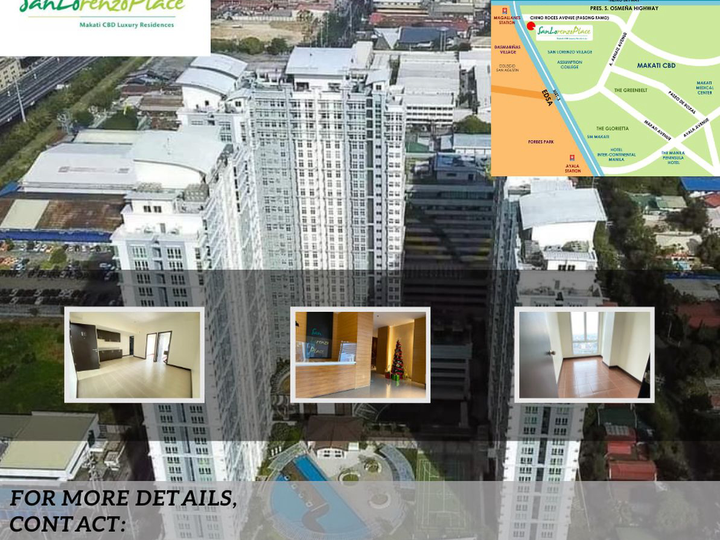 RFO 38.00 sqm 2-bedroom Condo Rent-to-own in Makati Metro Manila