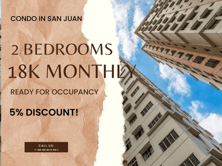 Rent to own 2 Bedrooms in San Juan Near LRT