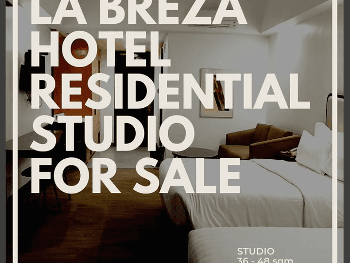 LA BREZA HOTEL Residential STUDIO FOR SALE 1 bedroom Morato Diliman