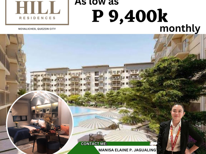 28.52 sqm 1-bedroom Condo For Sale in Novaliches Quezon City / QC