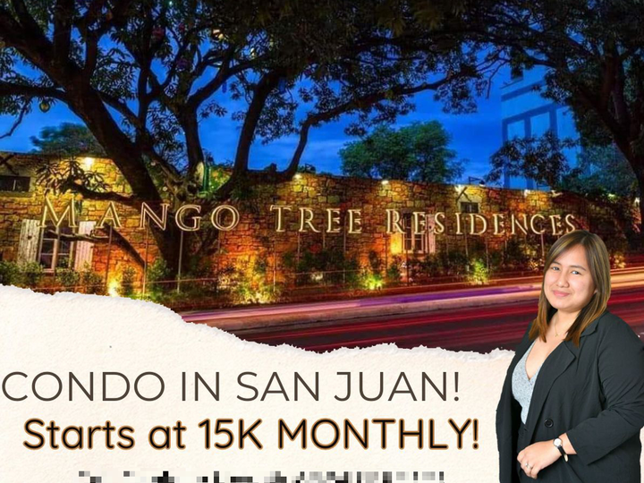 15K MONTHLY 1BR PRESELLING CONDO MANGO TREE RESIDENCES SAN JUAN