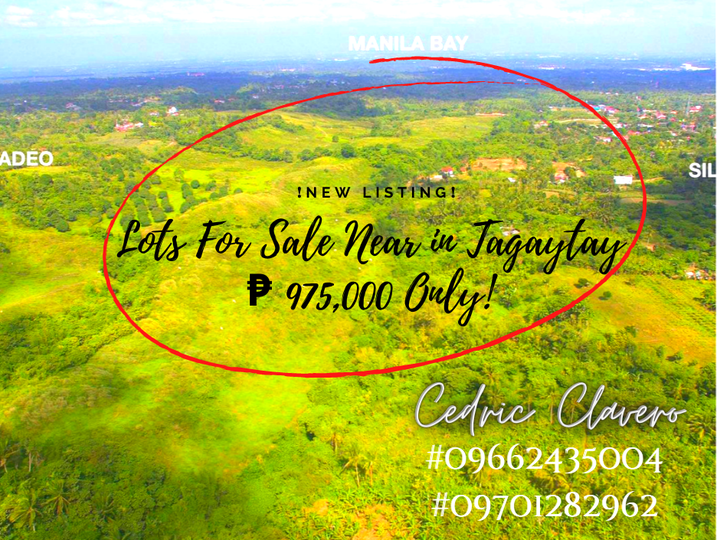 Residential lots For Sale in near Tagaytay