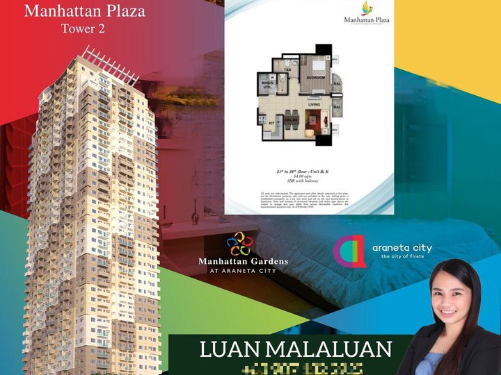 Pre-selling 54.00 sqm 1-bedroom Condo For Sale in Quezon City / QC