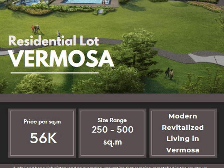 250 - 500sq.m Residential Lot located at VERMOSA Imus, Cavite by ALVEO