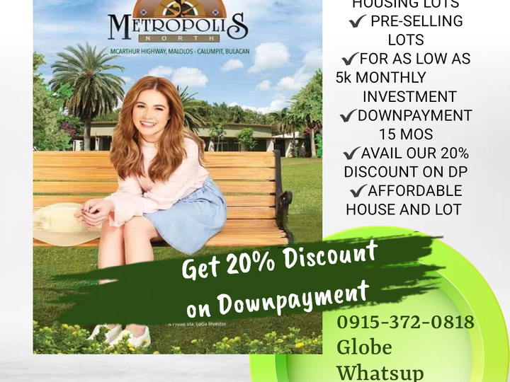 Pinakamura na lote only in Metropolis North Malolos Bulacan