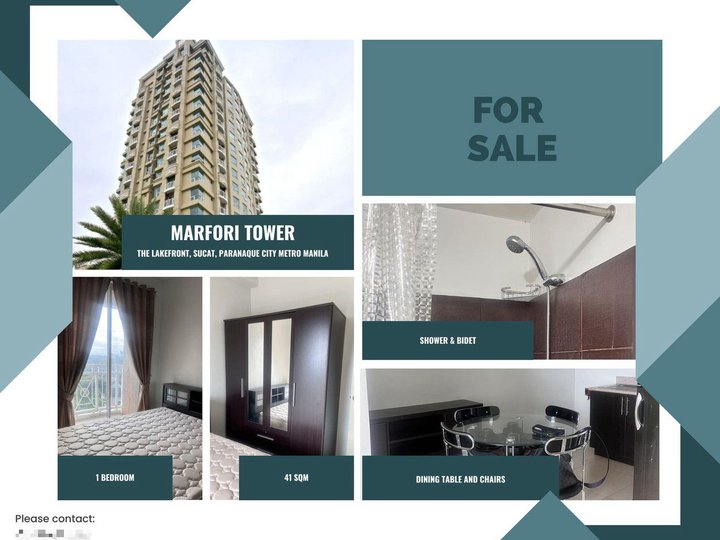 SEMI-FURNISHED 1-bedroom Condo For Sale in Muntinlupa Metro Manila