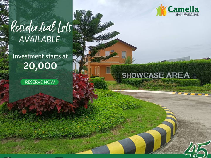 Lot Only available in Camella San Pascual