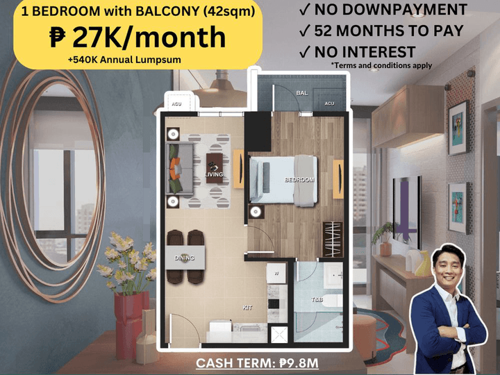 LAURENT PARK 1BR HIGH-END PRE-SELLING CONDO IN ARANETA,CENTER CUBAO