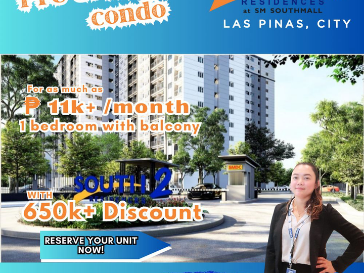 25.13 sqm 1-bedroom Condo For Sale in Las Pinas Metro Manila