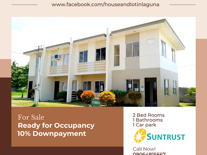 ready for occupancy house and lot for sale in calamba laguna