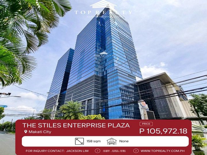 Office Space for Rent in The Stiles Enterprise Plaza at Makati City