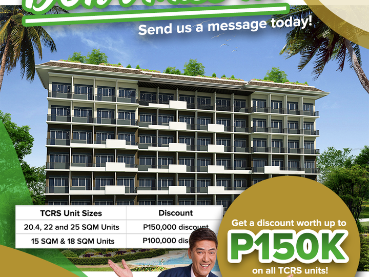 Pre-Selling 15 Sqm Studio Type Condotels for Sale in Alfonso, Cavite