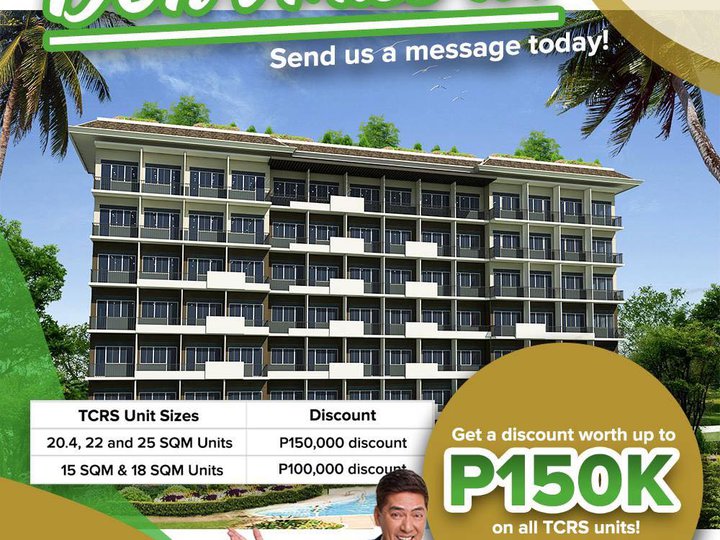 RFO/PRE Selling 25sqm. 1BR with balcony Condotels in Metro Tagaytay