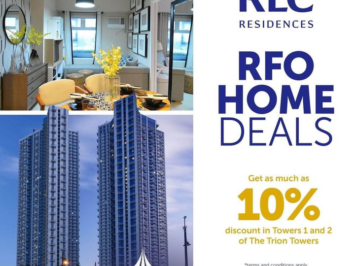 Ready for Occupancy Condo in BGC Taguig The Trion Towers