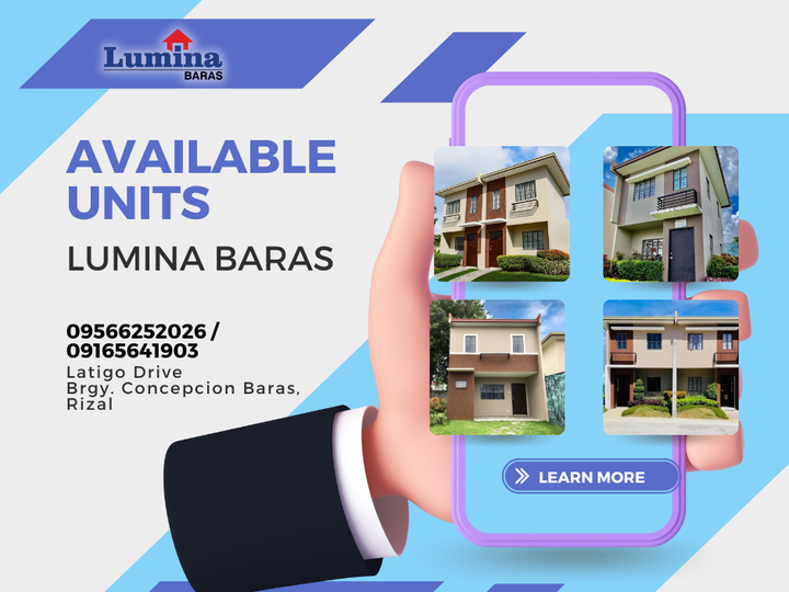 Available units in Lumina Baras