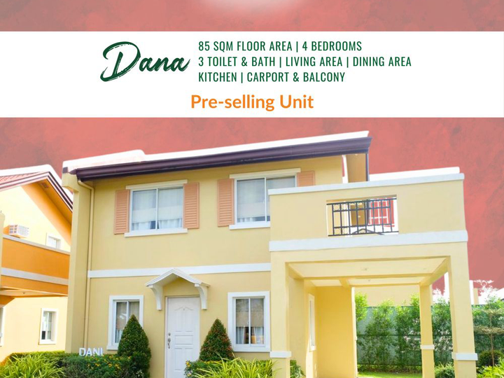 85sqm 4BR HOUSE AND LOT FOR SALE IN CAMELLA BALIWAG BULACAN