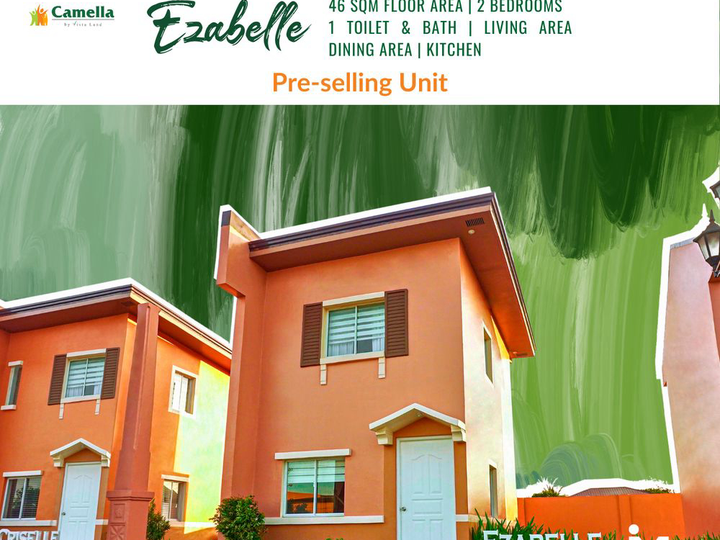 46sqm 2BR House and lot for sale in Camella Sta. Maria Bulacan