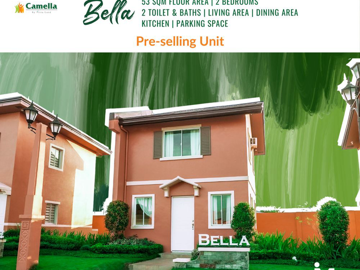 53sqm 2BR House and lot for sale in Camella Bulakan Bulacan