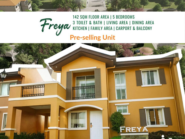 Camella Provence Freya 142sqm 5BR House and lot pre-selling unit