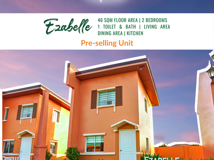 46sqm 2BR House and Lot for sale in Camella Provence Malolos