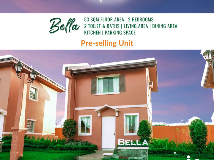 53sqm 2BR House and lot in Camella Sta. Maria Bulacan